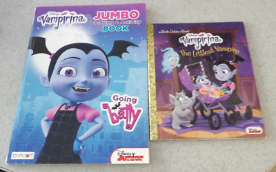 The Littlest Vampire Disney Junior Vampirina GOLDEN BOOK & JUMBO