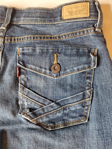 Levi's The Original Jean Perfect Waist Bootcut 525 Jeans Women's Size 8 30W 30L - Picture 20 of 20