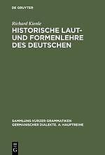 Historische Laut- und Formenlehre des Deutschen | Buch | 9783111029962