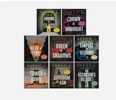 Throne Of Glass 8 book Set by Sarah J Maas, Paperback