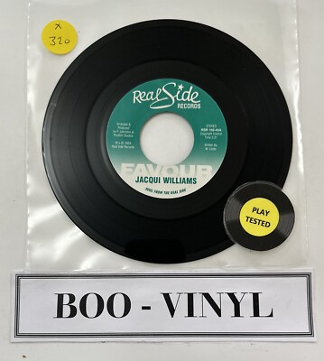 Jacqui Williams - Favour 7  Funk / Modern Soul Vinyl Record Single Sided VG+