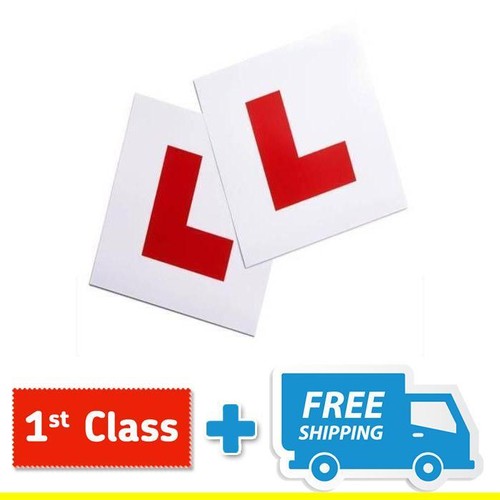 2er PACK VOLL MAGNETISCHE SICHERE FAHRER L PLATTEN AUSSEN AUTO FAHRRAD - Bild 6 von 7
