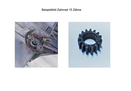 Polo 6R Reparatursatz Zahnräder Scheinwerfer Verstellung / 9 & 15 Zähne - Bild 3 von 4