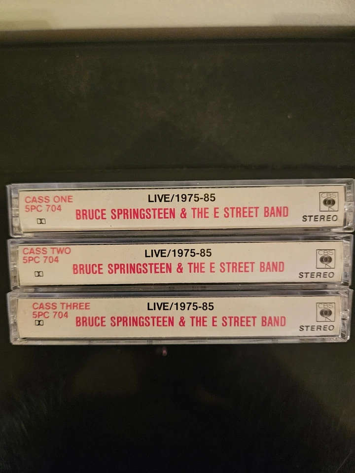 BRUCE SPRINGSTEEN & THE E STREET BAND Live/1975-85 1986 CASSETTE TAPE 3 TAPE SET - Image 4 of 4