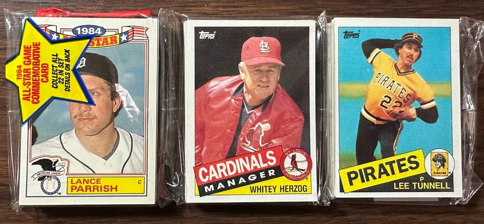 1985 TOPPS Rack Pack DAVE STIEB, Jeff, REARDON, Rob GRICH, Cliff JOHNSON Showing - Image 4 of 4