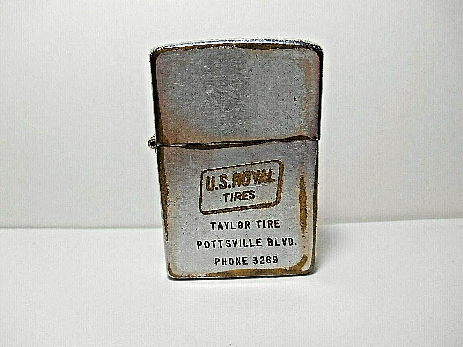 VINTAGE 1950&#039;S ZIPPO PAT #2517191 CIGARETTE LIGHTER - TAYLOR TIRE US | eBay