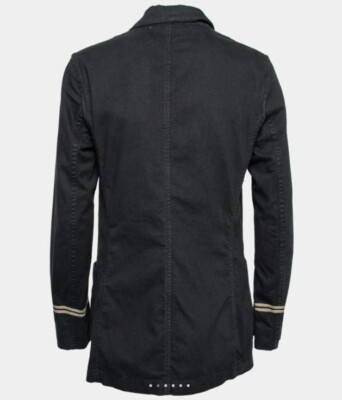 $298 Polo Ralph Lauren 2 Black Military Jacket Blazer Officer