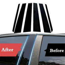 2011-19 Fit For Ford Explorer 6pcs Door Trim Decal Cover Pillar Post Stickers
