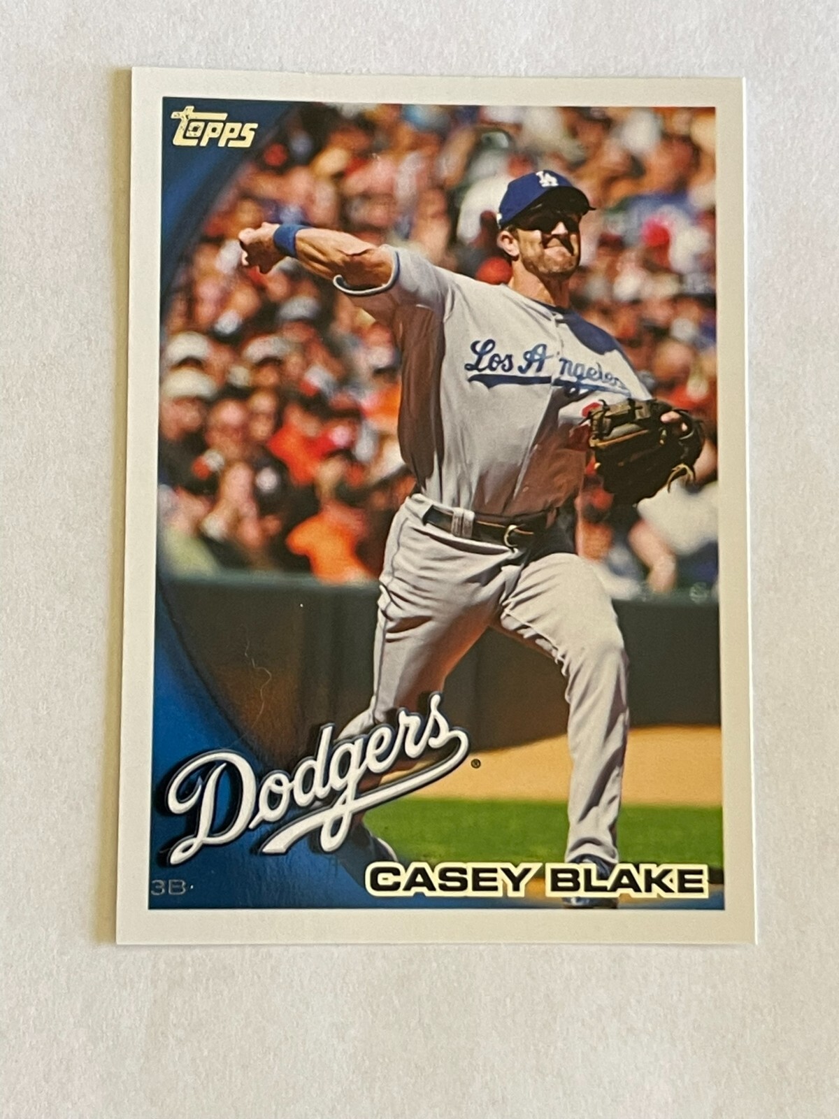 2010 TOPPS CASEY BLAKE #74 3B LOS ANGELES DODGERS BASEBALL CARD