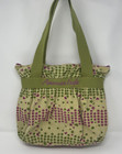 VTG American Eagle Hearts and Stars Cotton Canvas / Lined Slouchy Tote Bag EUC