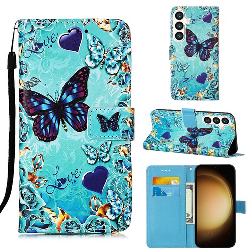 Für Samsung A05 A05s A15 A25 A35 Magnet Leder Muster Wallet Case Flip Cover - Bild 6 von 54