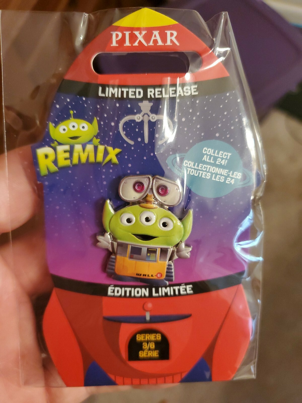 Disney Pin Toy Story Alien Pixar Remix Pin Wall-E Limited Release Sold Out