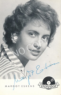 100% Original Autogramm Autograph handsigniert Margot Eskens J1.70
