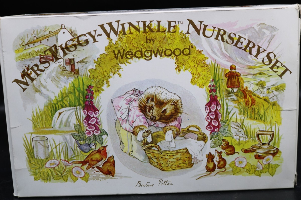 Vintage Mrs Tiggy Winkle Nursery Set by Wedgwood-Beatres Potter | eBay