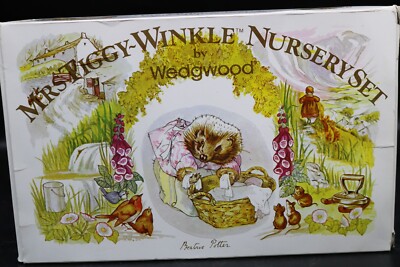 Vintage Mrs Tiggy Winkle Nursery Set by Wedgwood-Beatres Potter | eBay