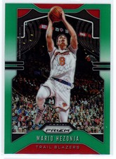 Mario Hezonja 2019-20 Panini Prizm Green SP #219 Portland Trail Blazers