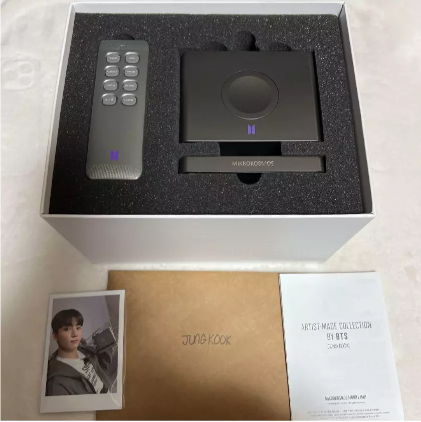 BTS JUNGKOOK MIKROKOSMOS Mood Lamp with Photocard Artist Made