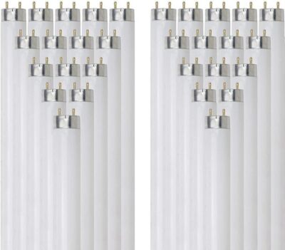 30Pack T8 Fluorescent Light Bulb, Linear Lamp, 32W, 3500K, 3050LM, G13 E26