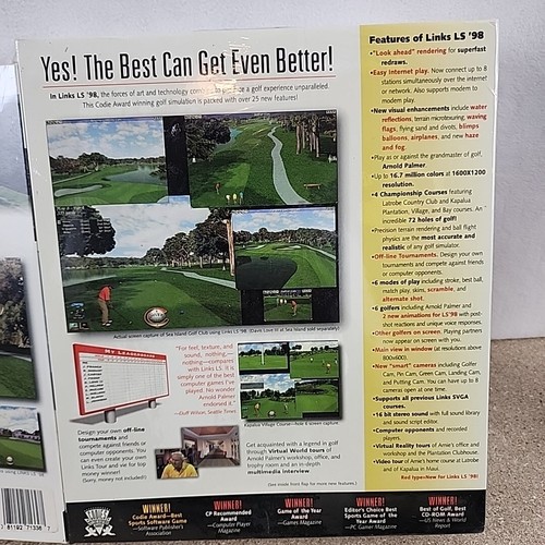 Kapalua Links LS 1998 Edition - And Valderama Championship Course Golf Game NIB - Picture 5 of 6