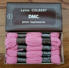 Laine Colbert DMC Pour tapisserie Art 486 7605 Pink 10 Skeins - 8 Metres NEW