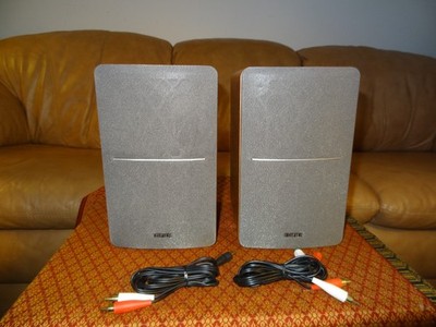 Edifier R1280T Multimedia Bookshelf Speakers + Cables
