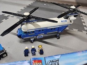 LEGO City 4439 Heavy-Lift Helicopter With 2 Mini Figures And ATV Vehicle
