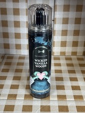 ONE Bath  Body Works WICKED VANILLA WOODS Fine Fragrance Mist Spray 8 oz NEW 