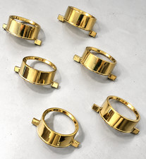 1964 Chevy Impala Tail Light Back Up Trim Ring Bezels Gold Plated Rh Lh Set Of 6 1964 Chevy Impala Tail Light Back Up Trim Ring Bezels Gold Plated Rh Lh Set Of 6