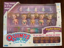 RARE Vintage TYCO PLAYFUL QUINTS Motion Dolls 