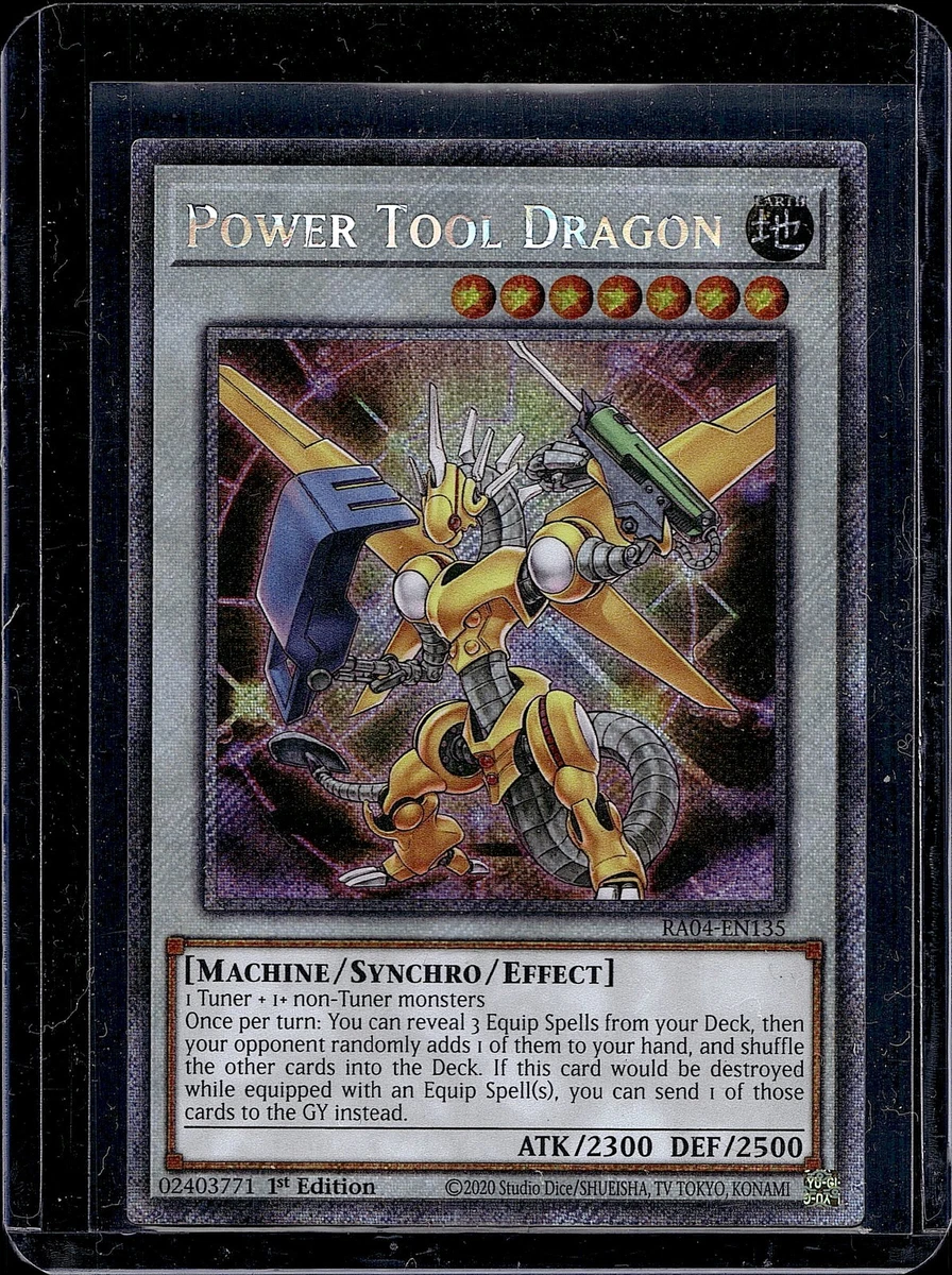 Power Tool Dragon Yu-Gi-Oh! TCG Individual Trading Card Games for