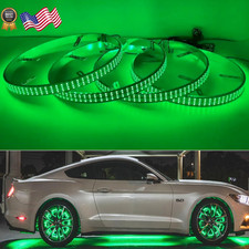 15.5in Quad Rank LED Wheel Rim Lights for Truck,RGBW Multicolor Car Tire Wheel