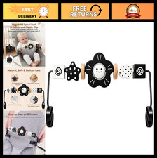 Baby Bouncer Toy Bar Attachment - Wooden Spinning Toys, Detachable Accessory for