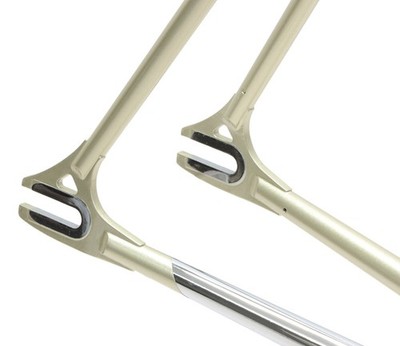 Ganwell njsフレーム ゴールド　クリスマスセール中！ Gan Well Pro Track Fixed Gear Frameset NJS Gold 59cm 55.5cm TT New