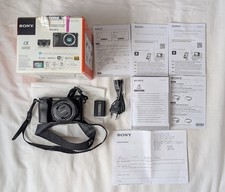Sony Alpha a6000 Mirrorless Digital Camera Black 24.3 MP with 16-50 mm lens