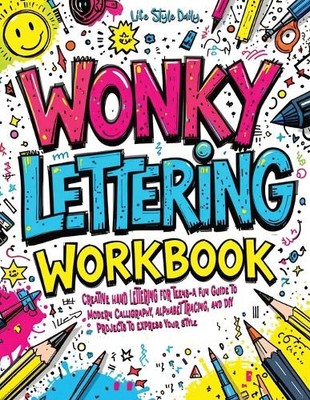 Life Daily Style Wonky Lettering Workbook (Paperback) (UK IMPORT)