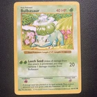 Shadowless Base Set Bulbasaur 44/102  WOTC | Pokemon Cards Vintage HP