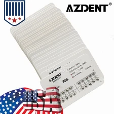 US 100X AZDENT Dental Orthodontic Metal Bracket Braces Mini Roth 018 Hooks 345