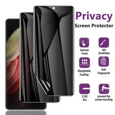 Screen Protector Anti-Spy Privacy Hydrogel For Samsung Galaxy S23 Ultra Plus S22