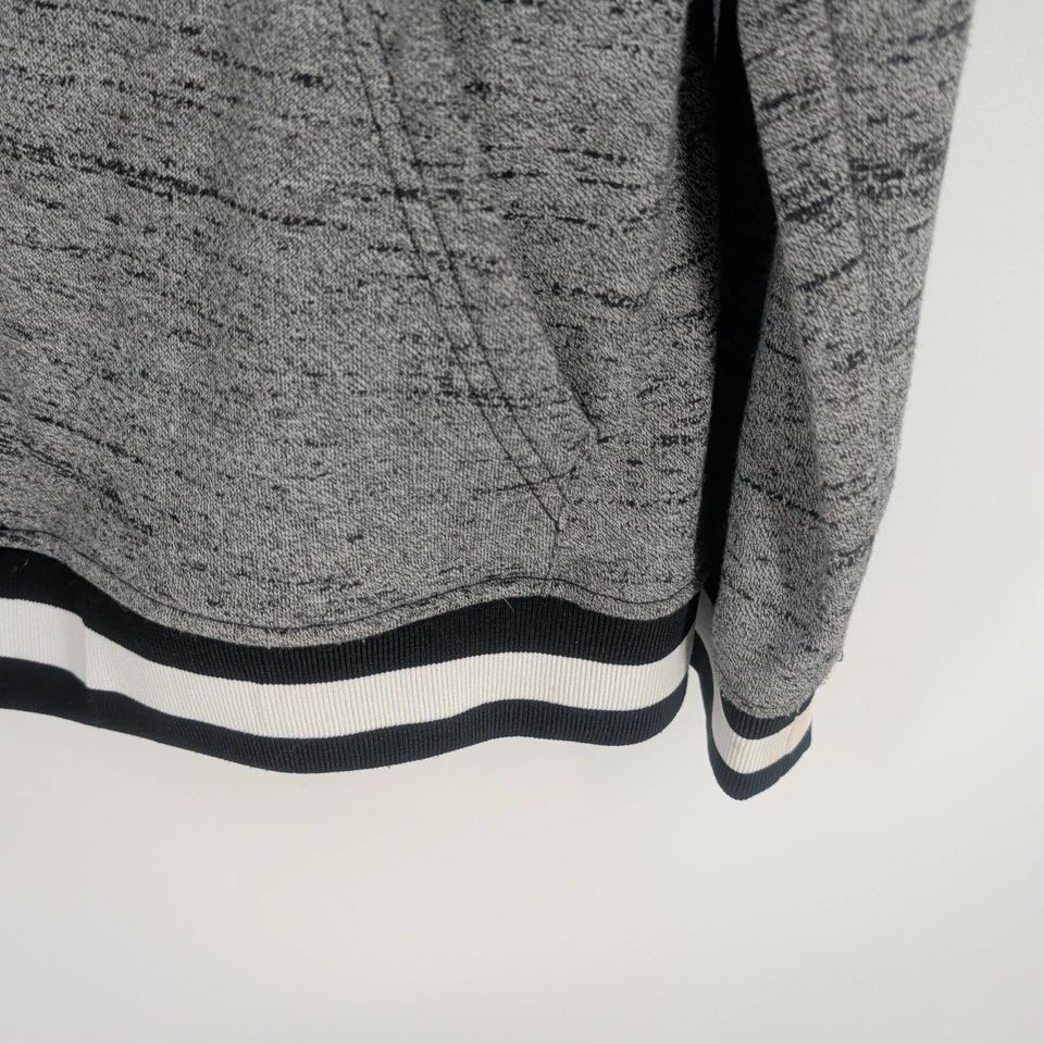 Company Eighty One Kangaroo Pocket Modern Pullover Hoodie Heather Gray Size L - Image 4 of 4