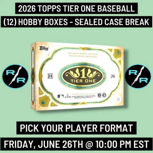 CODY BELLINGER - 2026 Topps Tier One Baseball 1 Hobby Case Player Break