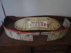 VINTAGE 1950's MARX PLAYSET SUPER CIRCUS TENT ONLY ROOF & 2 WALLS