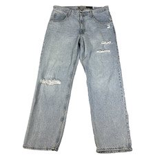 Levi  s Silvertab  94 Baggy Fit Loose Light Wash Distressing Women's 32x31