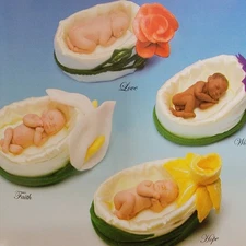 Paradise Galleries "Heavens Sweet Caress" Babies ~Treasury Collection w/COA~ NEW