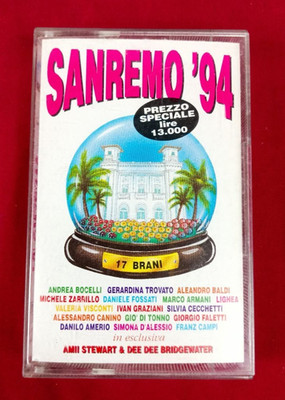 Musikkassette Sanremo 94 Original Compilation RTI Music Festival Italiano 1994