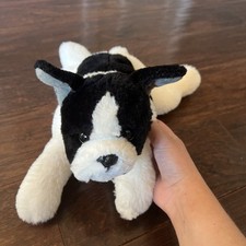 FAO Schwarz French Bulldog Cuddly Ultra-Soft Fur 14  Stuffed Animal, Adopt A Pet