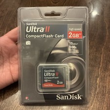 SanDisk Ultra II CompactFlash Card - 2GB High Speed SDCFH-002G-A11