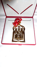 GEORG JENSEN Weihnachtsdeko Hänger - Hl. Drei Könige von 1996 mit Box
