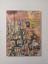 original abstract acrylic painting on canvas