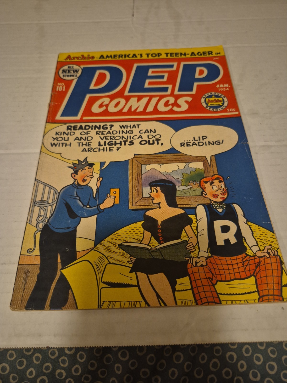 PEP COMICS # 101 GOLDEN AGE 1954 BOB MONTANA,KATIE KEENE,WOGGAN