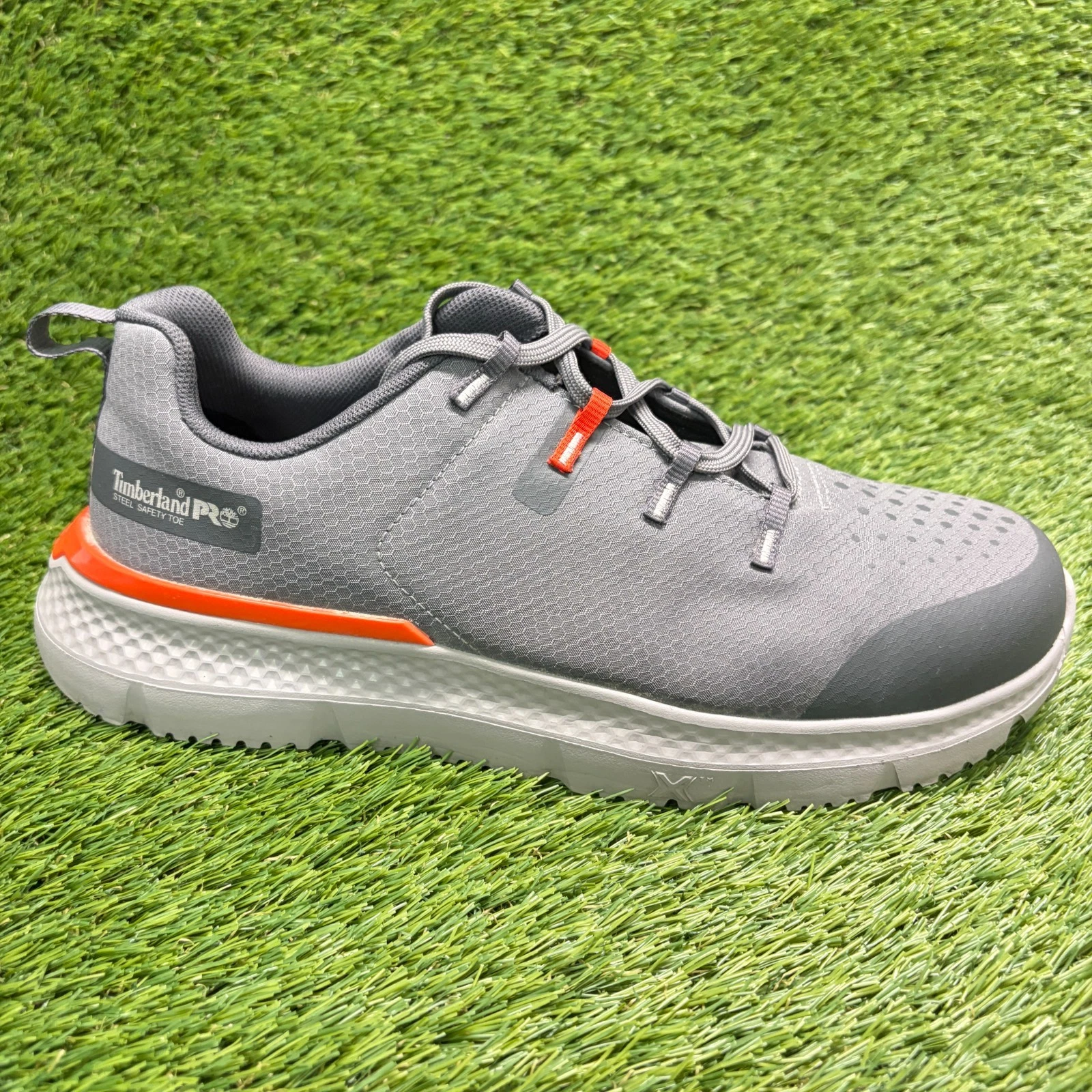 Timberland PRO Intercept Mens Size 10.5 Gray Steel Toe Safety Work Shoe Sneakers